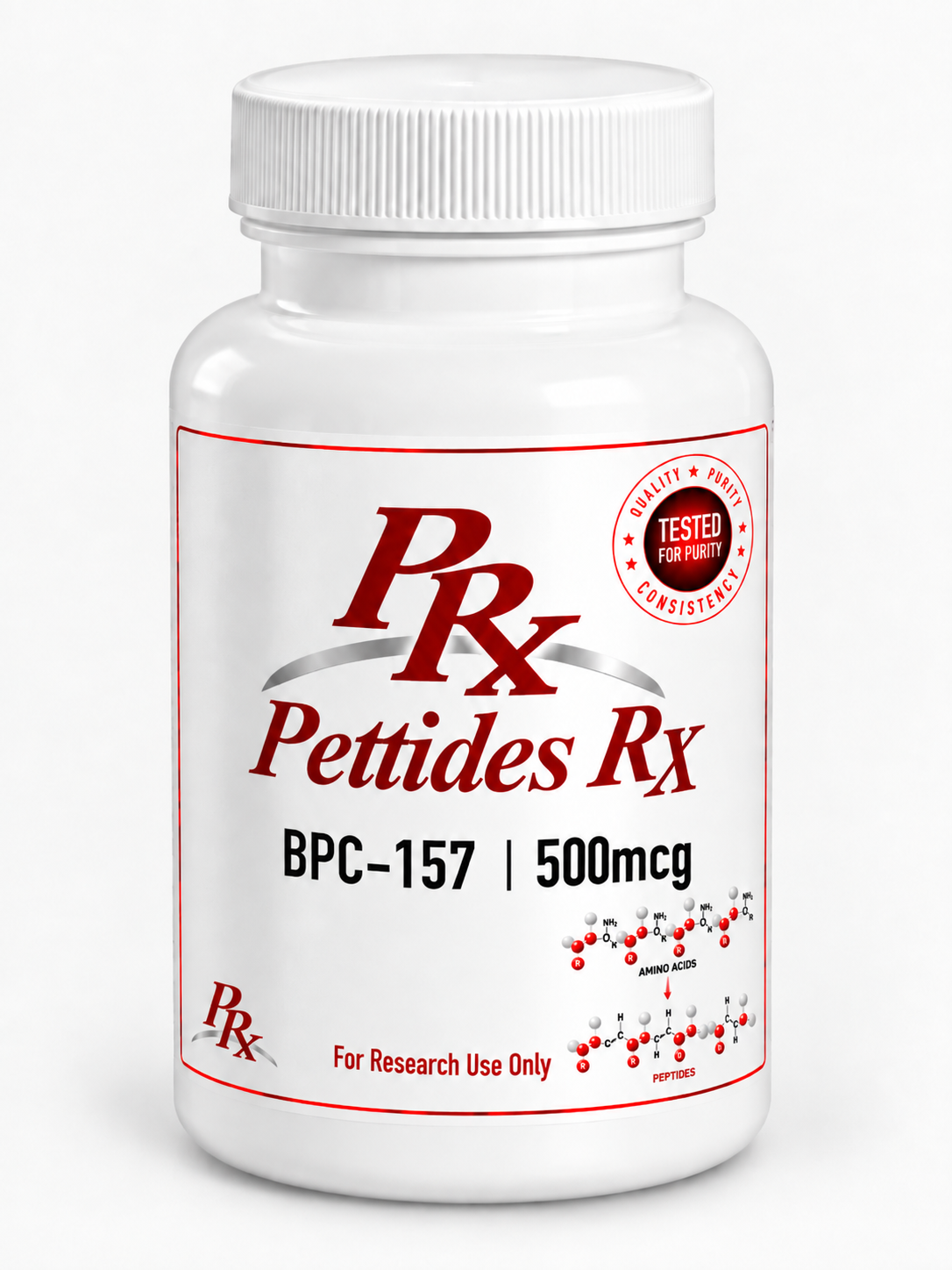 Pettides Rx BPC-157 bottle